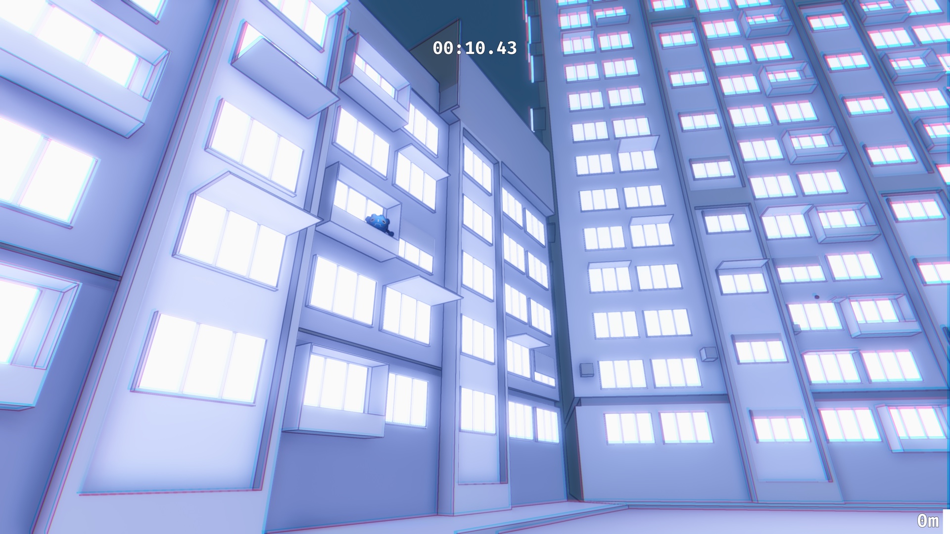 JumpMap gameplay between tall city buildings on Mac